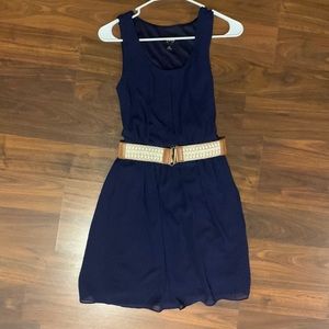 By & By Navy Dress